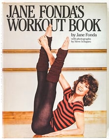 Jane Fonda - Workout Book SIGNED BAS COA