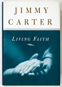 Jimmy Carter - Living Faith SIGNED BAS COA
