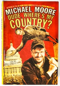 Michael Moore - Where's My Country SIGNED COA