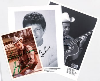 Celebrity (3) SIGNED Photos BAS COA