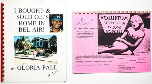 Gloria Pall (2) Softcover Books [SIGNED]