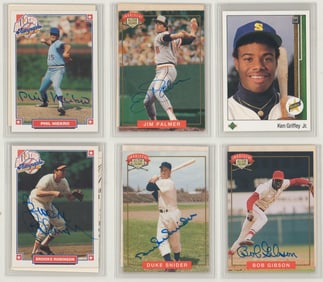 Ken Griffey, Jr. UD RC, Signed HOF Cards