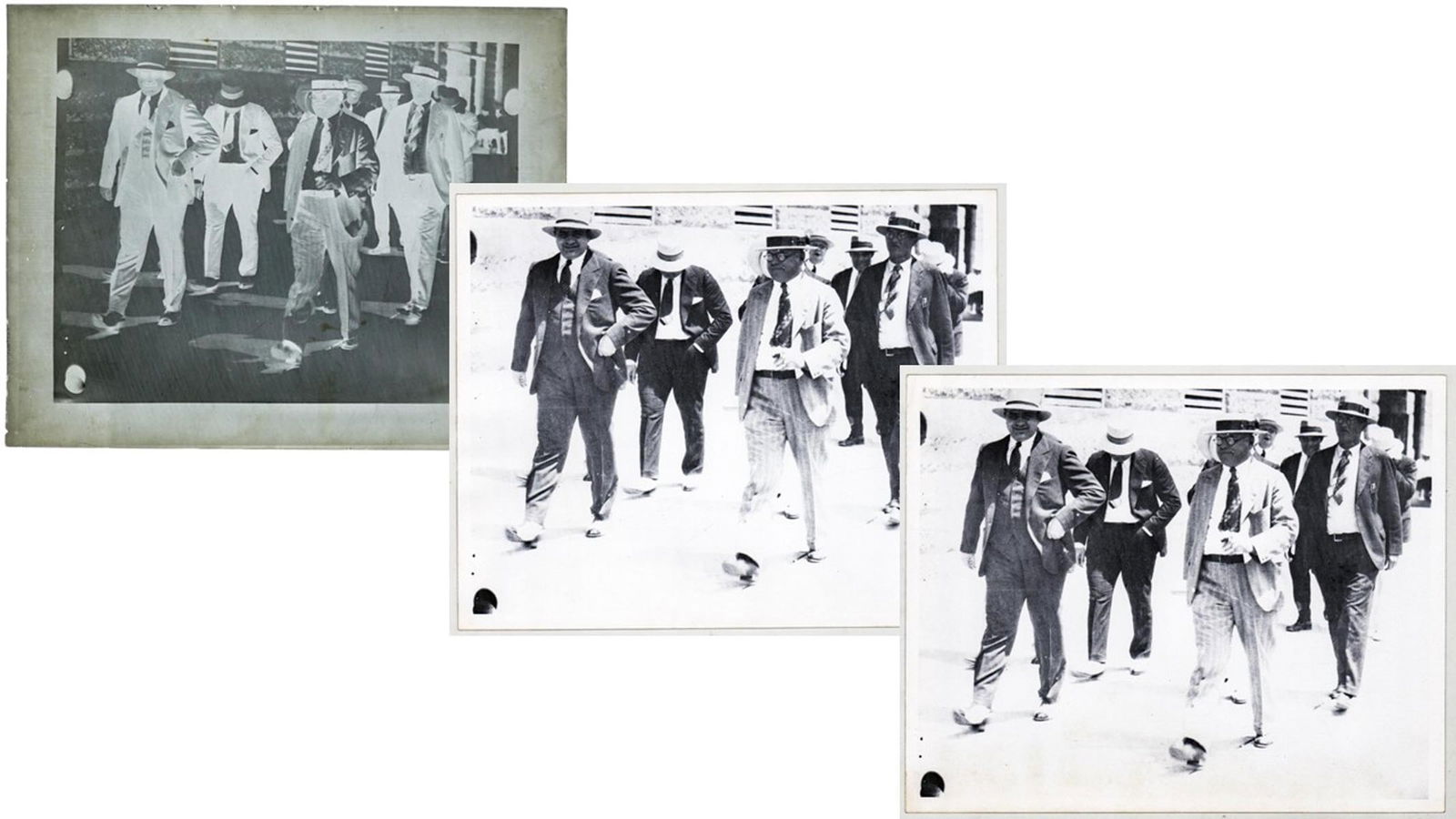 Al Capone Original Negative Outside Court House (1 of 6)