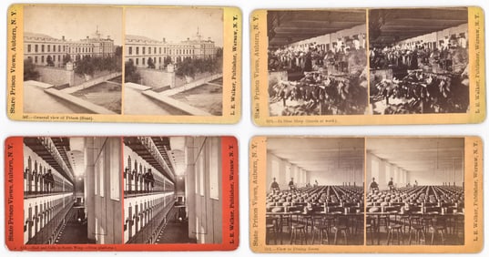Stereo Views of New York State Prison