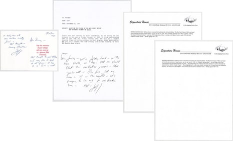 Jeffrey MacDonald (2) Handwritten / SIGNED PCS