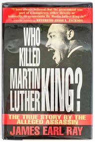 James Earl Ray - Who Killed MLK SIGNED 1992 1ST