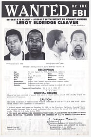 Leroy Eldtidge Cleaver WANTED (Black Panther)