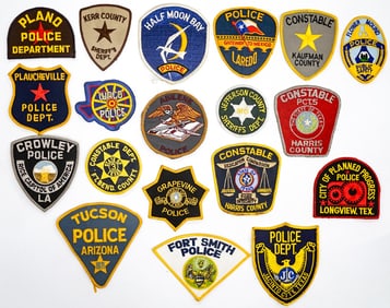 [Police, Texas, Law Enforcement] Patches (19)