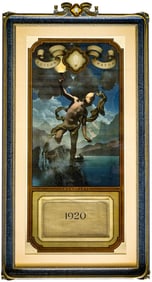 1920 Maxfield Parrish "Prometheus' EM Calendar Lg