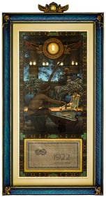 1922 Maxfield Parrish Edison Mazda Calendar Lg