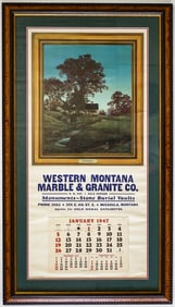 1947 Maxfield Parrish Large Calendar [Evening]