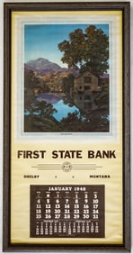 1948 Maxfield Parrish Lg Calendar (Montana)