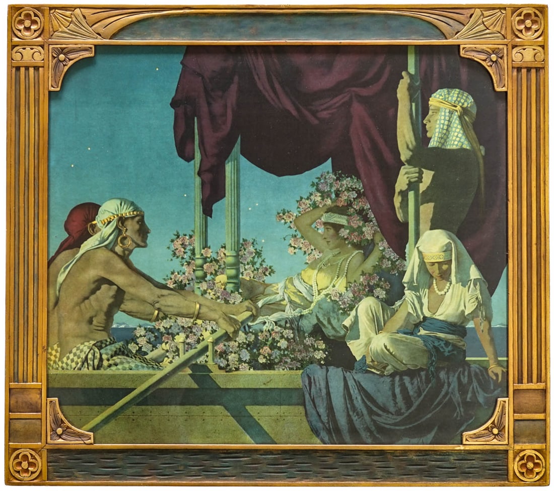 Maxfield Parrish 'Cleopatra' Lg Print 1917 (1 of 7)