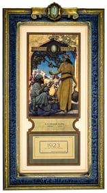 Maxfield Parrish 'Seller Bagdad' EM 1923 Calendar