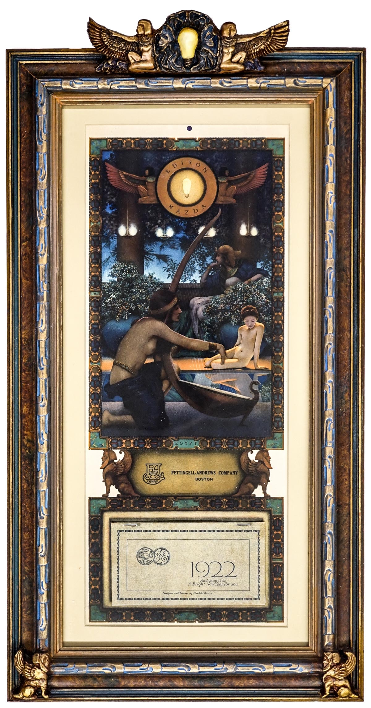 Maxfield Parrish 'Egypt' EM 1922 Calendar (1 of 6)