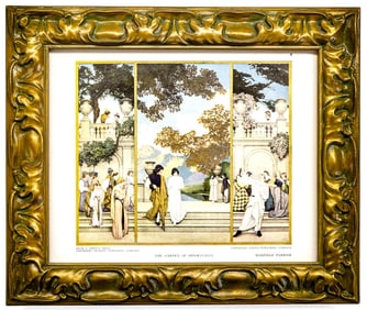 Parrish 'Garden of Opportunity' Print Framed