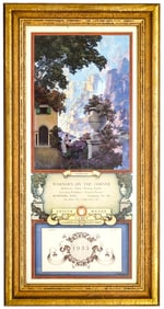 Maxfield Parrish 'Sunrise' EM 1933 Small Calendar