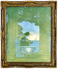 Maxfield Parrish 'Circe's Palace' Print Framed