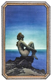 Maxfield Parrish 'Stars' Print Framed Medium Size