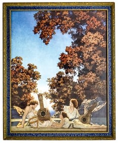 Maxfield Parrish 'Interlude' 1924 Print MINT