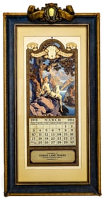 Maxfield Parrish 'Dawn' 1918 EM Small Calendar