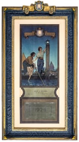 Parrish 'Venetian Lamplighter' EM 1924 Calendar