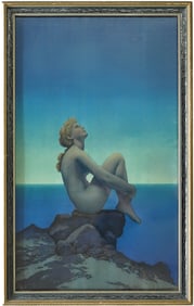 Maxfield Parrish 'Stars' Lg Print Framed