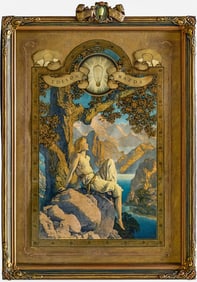 Maxfield Parrish 'Dawn' 1918 EM Calendar Top Frame