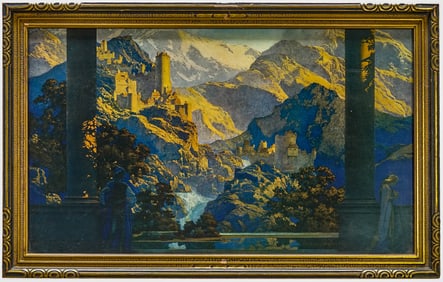 Maxfield Parrish 'Romance' Print Framed