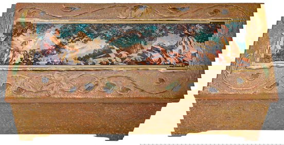 RARE Display Candy Box Maxfield Parrish Rubaiyat