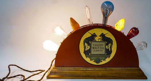 [Maxfield Parrish] RARE Edison Mazda Lamp Tester