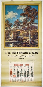 1939 Maxfield Parrish Lg Calendar [Early Autumn]