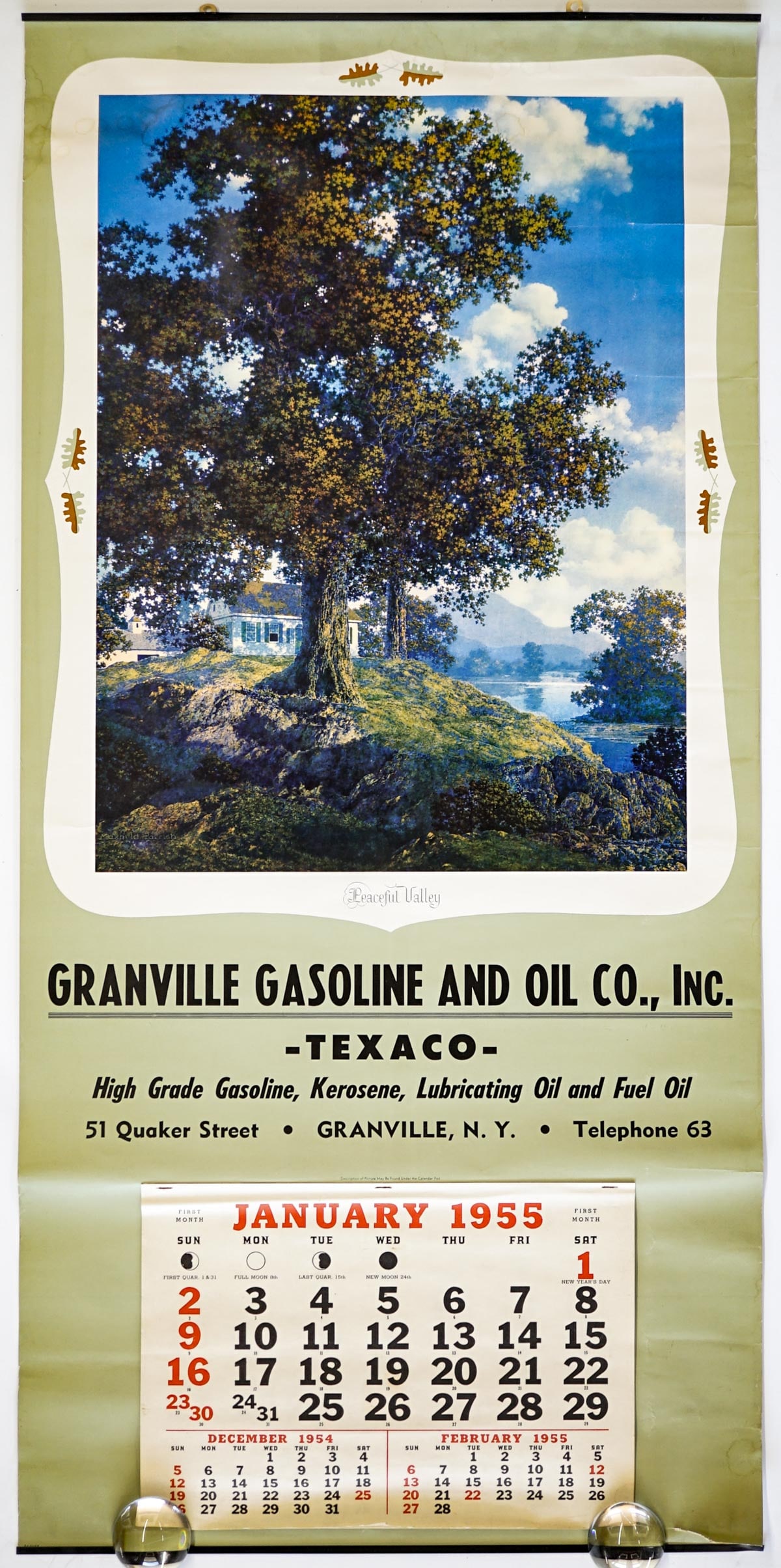 1955 Maxfield Parrish Large Calendar (1 of 3)