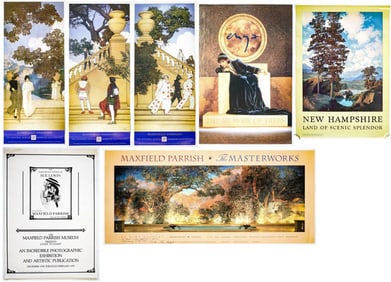 (7) Maxfield Parrish Posters