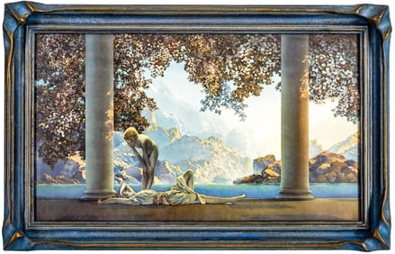 Maxfield Parrish 'Daybreak' 1922 Print Framed