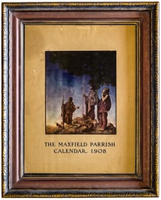 Maxfield Parrish 1908 Calendar Three Shepherds