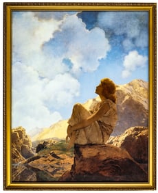 Maxfield Parrish "Morning Spring' Reprint Framed
