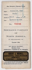 Maxfield Parrish Studio Insurance Policy Document