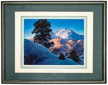 Parrish 'When Day is Dawning' Print Framed