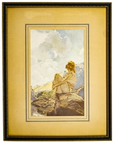 Maxfield Parrish 'Morning' Print Framed