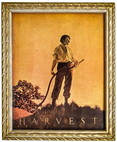 Maxfield Parrish 'Harvest ' Print Framed