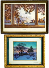 Maxfield Parrish (2) Framed Prints [Daybreak]