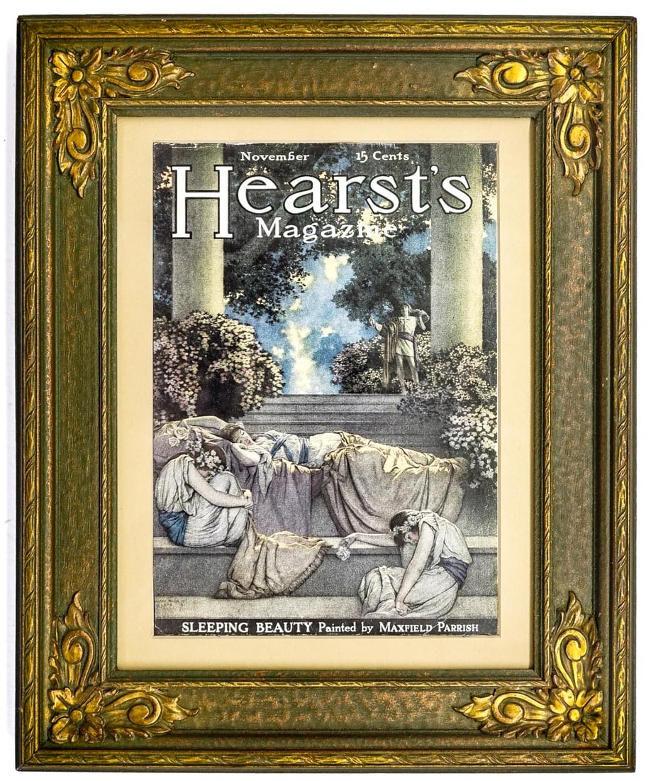 Maxfield Parrish 'Sleeping Beauty' Hearst's 1912 (1 of 4)