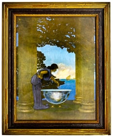 Parrish 'Circe's Palace' Print Framed [Collier]