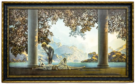 Maxfield Parrish 'Daybreak' 1926 Print Framed