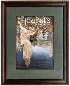Maxfield Parrish UNPUBLISHED Cover Hearst's 1913