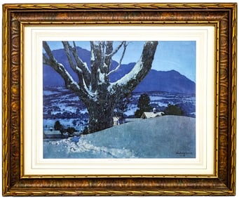 Parrish 'The Path to Home' Print Framed