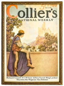 Collier's 1929 Magazine Cover Art Framed