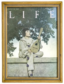 Maxfield Parrish 'Her Window' Life 1922 Framed