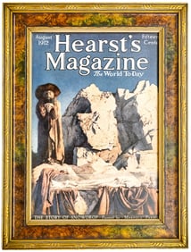 Hearst's Magazine Aug 1912 Cover - Parrish Framed